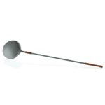 Was Germany Pizzaschaufel, 200 cm, Schaufel Ø 40 cm, beweglicher Holzgriff, Aluminium, Holz