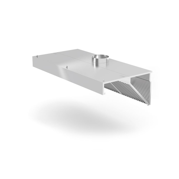 229286_2020.jpg Hendi Wandmontierte Dunstabzugshaube, abgewinkelt, Profi Line, ohne Beleuchtung, 1000x700x(H)450mm – Bild 1