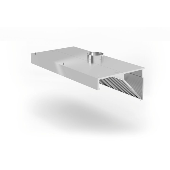 229316_OBW_2021_01.jpg Hendi Wandmontierte Dunstabzugshaube, abgewinkelt, Profi Line, mit LED-Beleuchtung, 1200x700x(H)450mm – Bild 1
