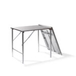 Feros SOLID200 – Edelstahl-Arbeitstisch klappbar 200x80x90 cm, Edelstahl – Bild 3