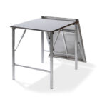 Feros SOLID200 – Edelstahl-Arbeitstisch klappbar 200x80x90 cm, Edelstahl – Bild 4