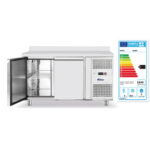 Arktic Tiefkühltisch, zweitürig Profi Line 280 L, Profi Line, GN 1/1, 280L, 230V/600W, 1360x700x(H)910mm – Bild 3