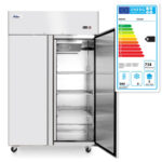 Arktic Kühlschrank, zweitürig Profi Line 1240 L, Profi Line, GN 2/1, 940L, 230V/350W, 1314x800x(H)2082mm – Bild 4