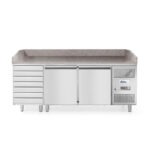 Arktic Pizzatisch, zweitürig mit 7 Schubladen 280L, 250L, 230V/250W, 2020x802x(H)1000mm