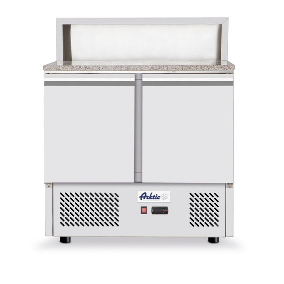232859.jpg Arktic Pizzatisch, zweitürig 300 L, 230V/310W, 900x700x(H)1110mm – Bild 1