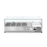 Arktic Aufsatz-Kühlvitrine Gastronorm 1/3, 4x GN 1/3, 230V/180W, 1208x400x(H)456mm