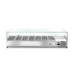 Arktic Aufsatz-Kühlvitrine Gastronorm 1/3, 7x GN 1/3, 230V/180W, 1605x420x(H)460mm