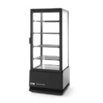 Arktic Aufsatz-Kühlvitrine 98 Liter, Schwarz, 230V/210W, 444x397x(H)1100mm – Bild 2