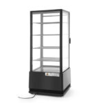 Arktic Aufsatz-Kühlvitrine 98 Liter, Schwarz, 230V/210W, 444x397x(H)1100mm – Bild 4
