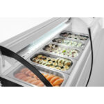 Arktic Sushi-Vitrine 5x GN 1/3, 230V/160W, 1307x445x(H)327mm – Bild 4