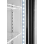 Arktic Eintüriger Kühlschrank mit hinterer Bar und hinterleuchteter Blende, , 254L, Schwarz, 220-240V/250W, 578x605x(H)1980mm – Bild 5