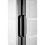 Arktic Rückwandkühlschrank mit hinterleuchteter Blende, zweitürig, 512L, Schwarz, 220-240V/510W, 1120x585x(H)1900mm – Bild 3