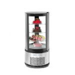 Arktic Kuchenvitrine, rund 100L, 100L, 230V/210W, ⌀480x(H)1065mm – Bild 3