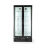 Arktic Kühlschrank mit doppelter Tür auf der Rückseite, 384L, Schwarz, 220-240V/365W, 900x530x(H)1820mm – Bild 2