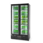 Arktic Kühlschrank mit doppelter Tür auf der Rückseite, 384L, Schwarz, 220-240V/365W, 900x530x(H)1820mm – Bild 4