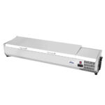 Arktic Aufsatz-Kühlvitrine Gastronorm 1/3, 7x GN 1/3, 230V/180W, 1605x420x(H)630mm