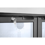 Arktic Kühlschrank mit doppelter Tür auf der Rückseite, 158L, Schwarz, 220-240V/160W, 900x530x(H)870mm – Bild 5