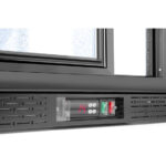 Arktic Kühlschrank hinten mit doppelten Schiebetüren, 158L, Schwarz, 220-240V/160W, 900x520x(H)865mm – Bild 4