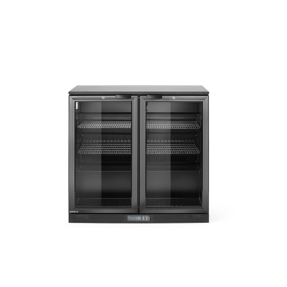 236895_OBW_2026_01_IMGP4280.jpg Arktic Bar-Kühlschrank mit doppelter Tür, 158L, Schwarz, 220-240V/160W, 900x530x(H)870mm – Bild 1