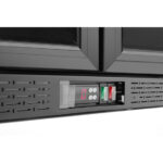 Arktic Bar-Kühlschrank mit doppelter Tür, 158L, Schwarz, 220-240V/160W, 900x530x(H)870mm – Bild 3