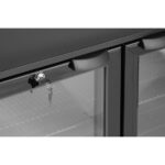 Arktic Bar-Kühlschrank mit doppelter Tür, 158L, Schwarz, 220-240V/160W, 900x530x(H)870mm – Bild 4