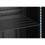 Arktic Bar-Kühlschrank mit einer Tür, 243L, Schwarz, 220-240V/195W, 600x530x(H)1820mm – Bild 3