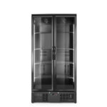 Arktic Bar-Kühlschrank mit zwei Türen, 384L, Schwarz, 220-240V/365W, 900x530x(H)1820mm