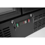 Arktic Bar-Kühlschrank mit zwei Türen, 384L, Schwarz, 220-240V/365W, 900x530x(H)1820mm – Bild 5