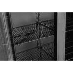 Arktic Bar-Kühlschrank mit zwei Türen, 384L, Schwarz, 220-240V/365W, 900x530x(H)1820mm – Bild 4