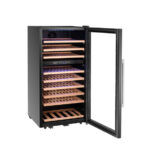 Arktic Weinkühler, 2 Zonen, 91 Flaschen, 230L, Schwarz, 569x595x(H)1215mm – Bild 3