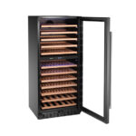 Arktic Weinkühler, 2 Zonen, 124 Flaschen, 265L, Schwarz, 570x595x(H)1400mm – Bild 4