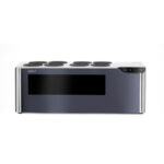 Arktic Theken-Weinkühler Cellar, 2 Zonen, Schwarz, 220-240V/60W, 800x350x(H)293mm