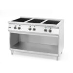 Hendi Induktionsherd mit 6 Kochfeldern, 400V/25500W, 1200x700x(H)890mm