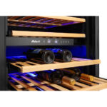 Arktic Weinkühlschrank, 2 Zonen, 72 Flaschen, 232L, 220-240V/110W, 595x675x(H)1215mm – Bild 3