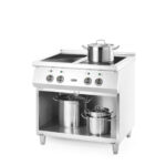 Hendi Induktionsherd mit 4 Kochfeldern, 400V/17000W, 800x720x(H)854mm – Bild 3