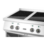 Hendi Induktionsherd mit 4 Kochfeldern, 400V/17000W, 800x720x(H)854mm – Bild 5