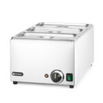 Hendi Set: Bain-Marie Ranger + 3x GN 1/3 Behälter mit Deckel, GN 1/1, 230V/1000W, 590x332x(H)242mm – Bild 2