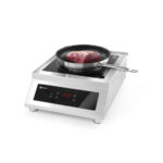 Hendi Induktionskocher Modell 5000 D, Profi Line, 400V/5000W, 398x525x(H)175mm – Bild 2