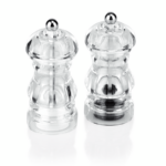 Was Germany Salz-/Pfeffermühlen Set, Ø 5,5 cm, Höhe 13 cm, Edelstahl, Keramik, Acryl