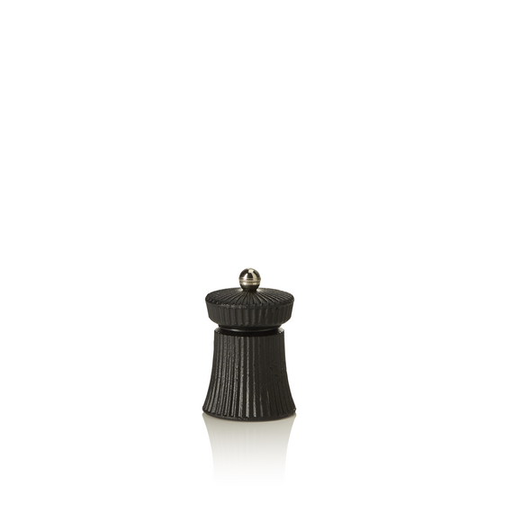 2468009_WS.png Was Germany Pfeffermühle mit Carbonstahl Mahlwerk IRON CRUSH, Höhe 9,5 cm, schwarz, Gusseisen – Bild 1