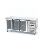 Maxima Gastro Kühltisch - 180 cm - 3 Glastüren – Bild 4