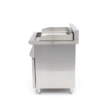 Maxima Gastro Induktions-Grillplatte 700 - Glatt & Gerillt - 10.000 W - Doppel - Mit Untergestell – Bild 5