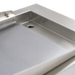 Maxima Gastro Induktions-Grillplatte 700 - Glatt - 5.000 W - Einzel - mit Untergestell – Bild 10
