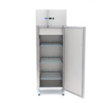 Maxima Gastro Kühlschrank - 600 l - 3 Einstellbare Regale (2/1 GN) - Rostfreier Stahl - auf Rädern – Bild 3