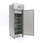 Maxima Gastro Kühlschrank - 600 l - 3 Einstellbare Regale (2/1 GN) - Rostfreier Stahl - auf Rädern – Bild 6