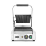 Hendi Kontaktgrill - Einzelversion, oben und unten gerillt, 230V/1800W, 310x375x(H)216mm – Bild 2