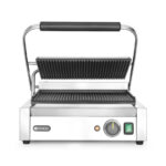 Hendi Kontaktgrill - Panini, oben und unten gerillt, 230V/2200W, 430x375x(H)216mm