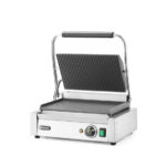 Hendi Kontaktgrill - Panini, oben gerillt, unten glatt, 230V/2200W, 430x375x(H)216mm – Bild 2