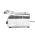 Hendi Kontaktgrill - Doppelversion, gerillte Ausführung, oben und unten gerillt, 230V/3600W, 570x375x(H)216mm – Bild 5