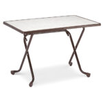 Barths Madrid - Klapptisch rechteckig 110x70 cm, Braun